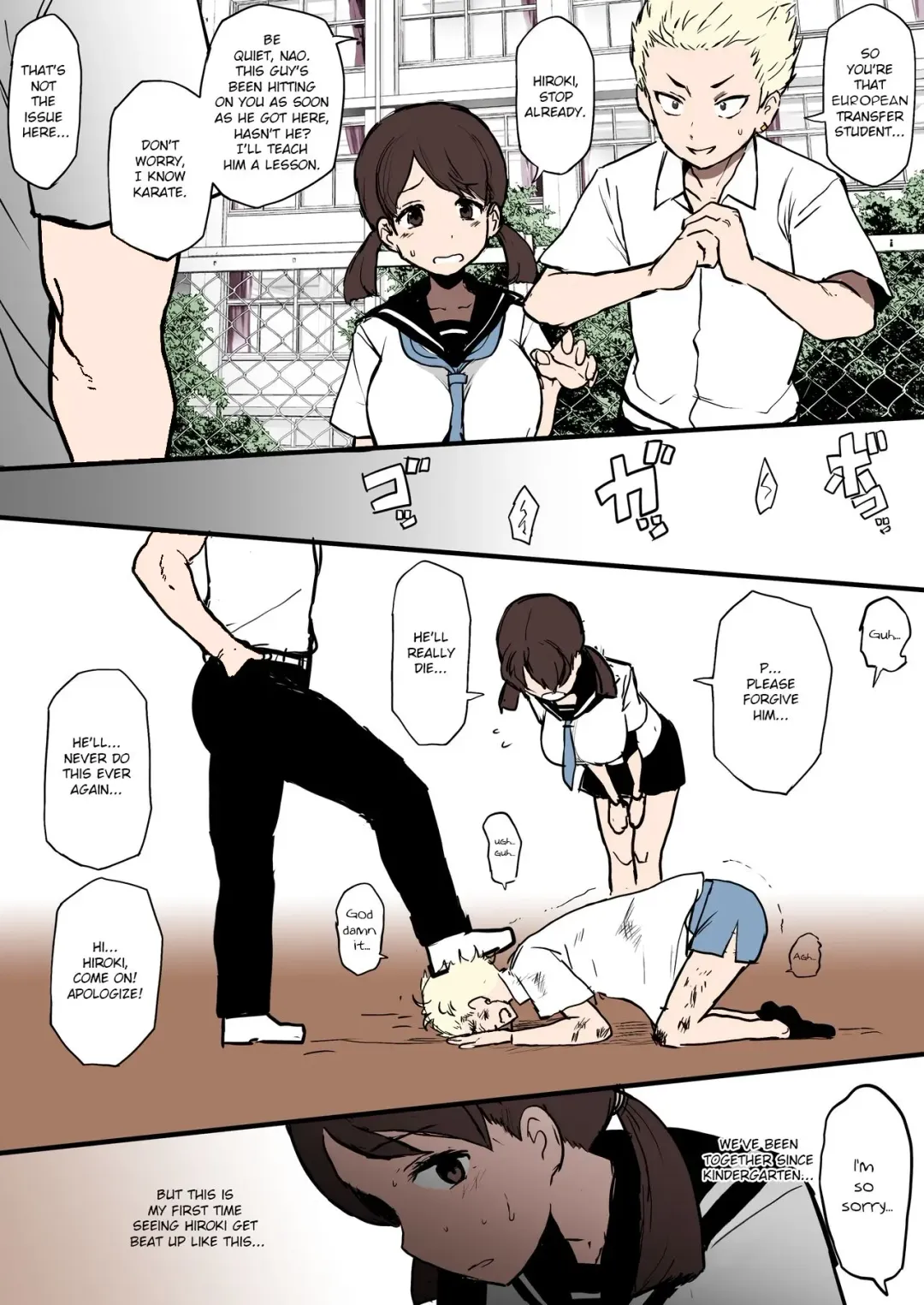 [Terasu Mc] Kokujin no Tenkousei NTR ru - Complete (decensored) Fhentai - Page 1