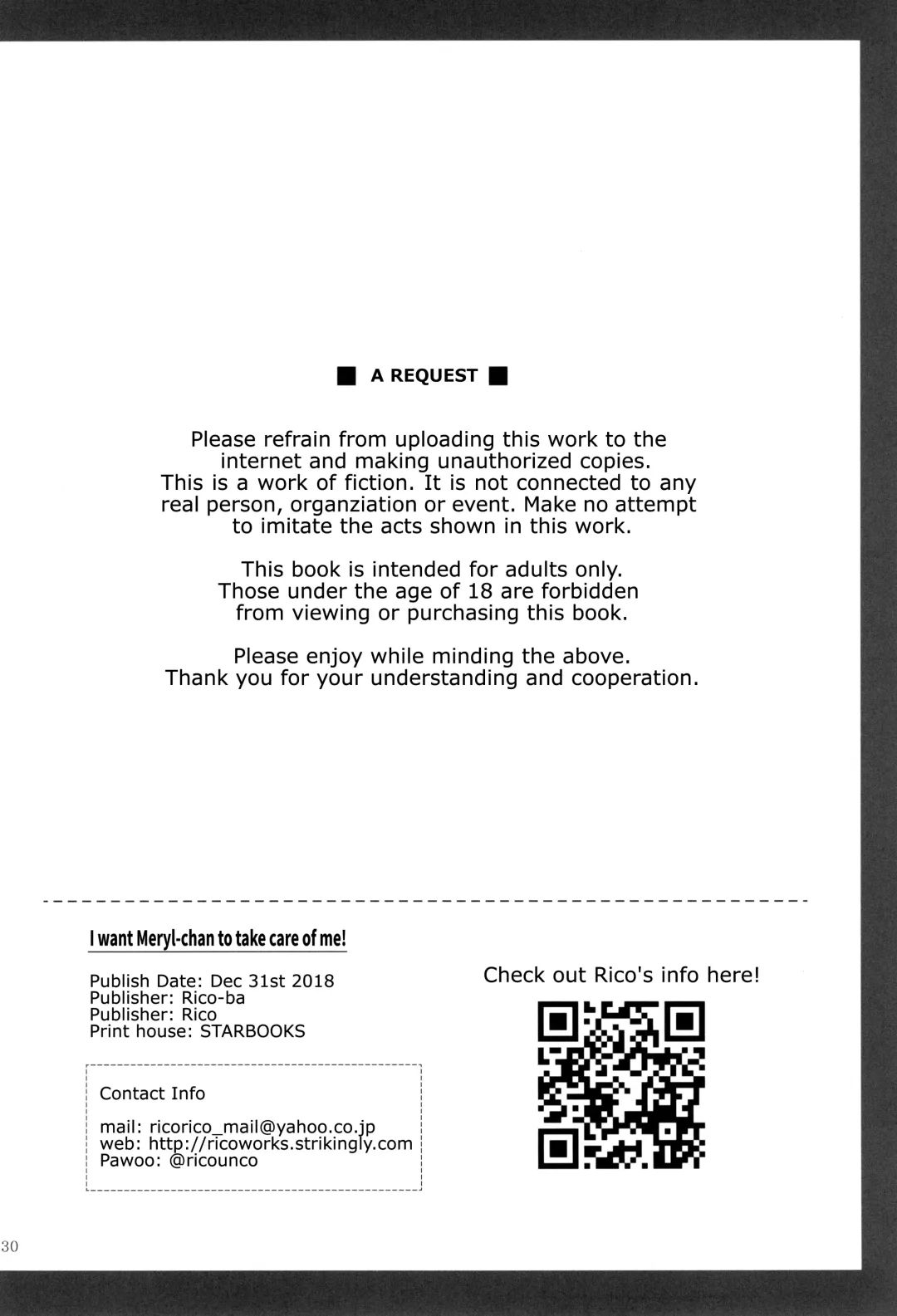 [Rico] Meryl-chan ni Amaetai | I want Meryl-chan to take care of me! Fhentai - Page 30