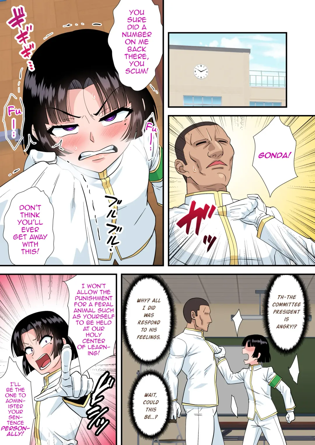 [Nagi Ichi] Okappa Fuuki Iinchou to Kanchigai Sex Fhentai - Page 14