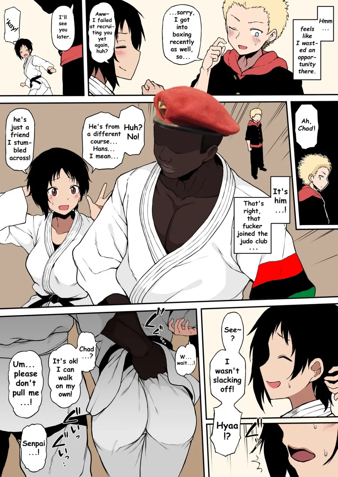 [Terasu Mc] Kokujin no Tenkousei NTR ru - Complete (decensored) Fhentai - Page 40