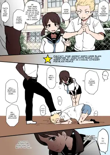 Read [Terasu Mc] Kokujin no Tenkousei NTR ru - Complete (decensored) - Fhentai