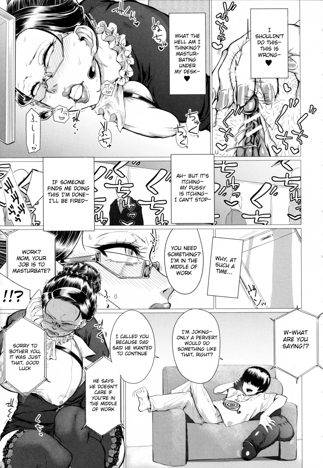 [Yamada Shiguma] Hahaoya o Dildo to Saikon Sasete Mita. | I Made My Mother Marry A Dildo Fhentai - Page 5