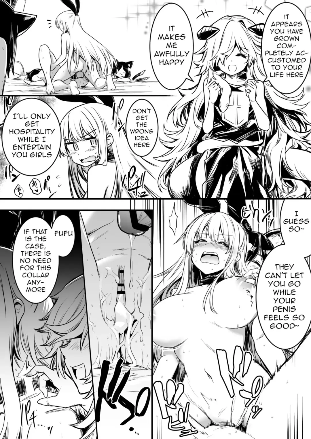 [Lefthand] The Bewildered Adventurer-chan is Caught and Reverse-Raped as the Penis She Grew Gets Aroused by the Female Demons Fhentai - Page 10