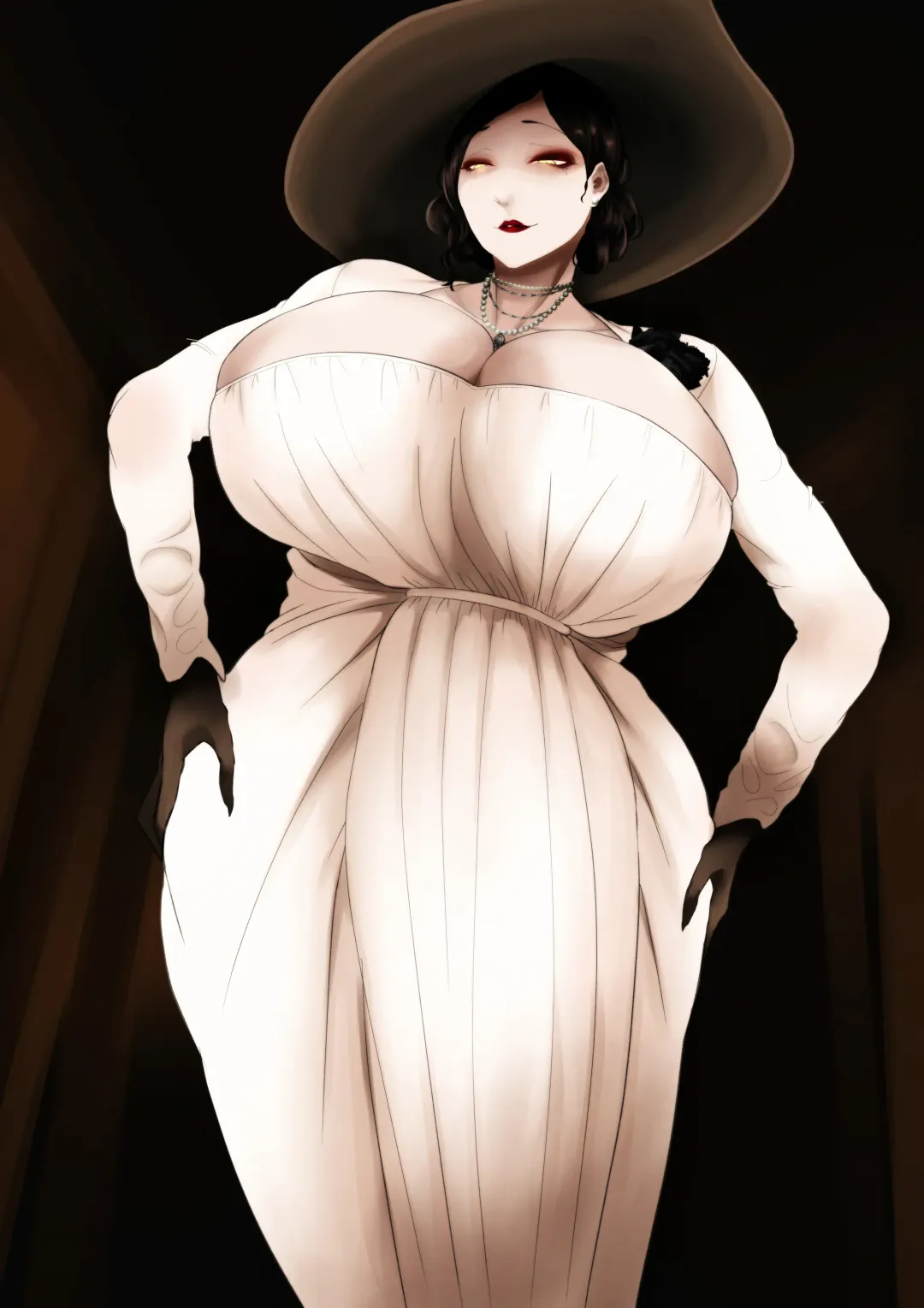 [Oshiro] Dimitrescu Okaa-sama no Sakusei | Dimitrescu-sama's Squeezing Out Your Sperm Fhentai - Page 33