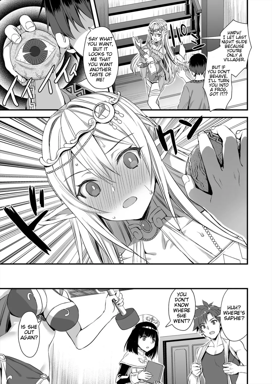 [Ayakawa Riku] Isekai Elf Hatsujou no Magan | Horny Isekai Elf's Evil Eye Fhentai - Page 30