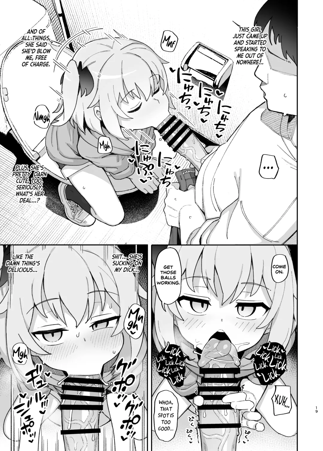[Wagashi] Mesugaki Succubus-tachi ni Shiboritorareru Hon | A Book About Some Bratty Little Succubi Wringing You Dry Fhentai - Page 19