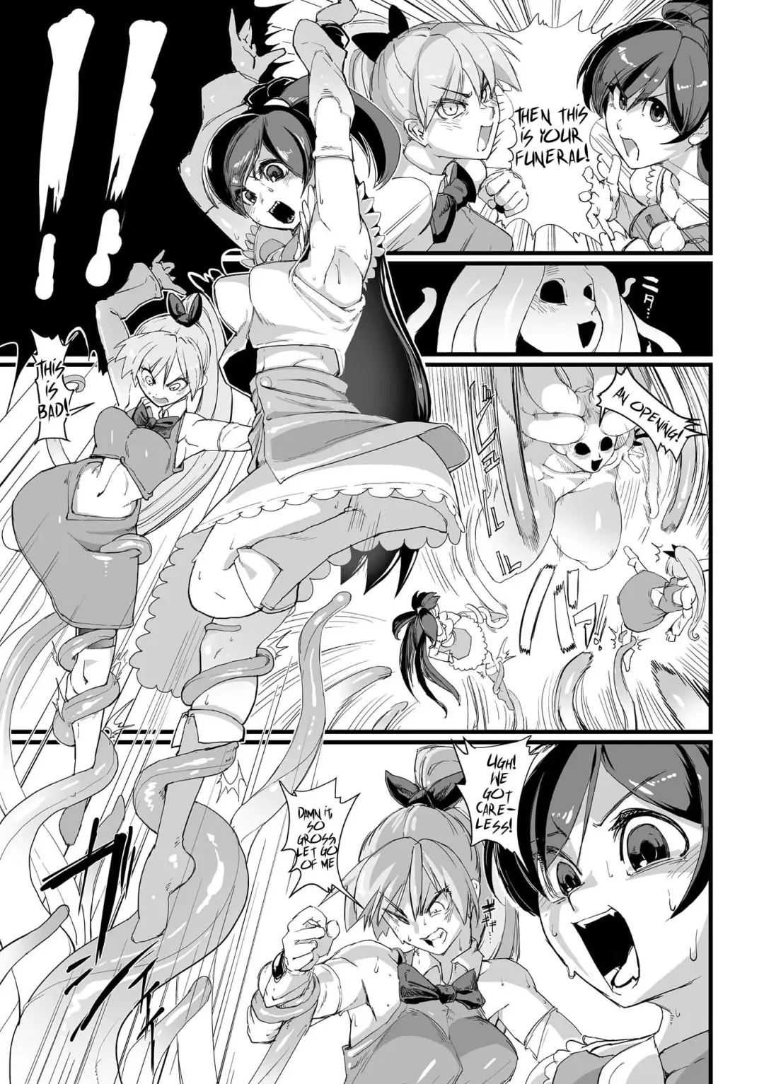 [Sasizume Soutarou] Mahou Shoujo Clitoria ~Ku, Clitoris ga Yowaku Nante Nain Dakara ne!~ Fhentai - Page 3
