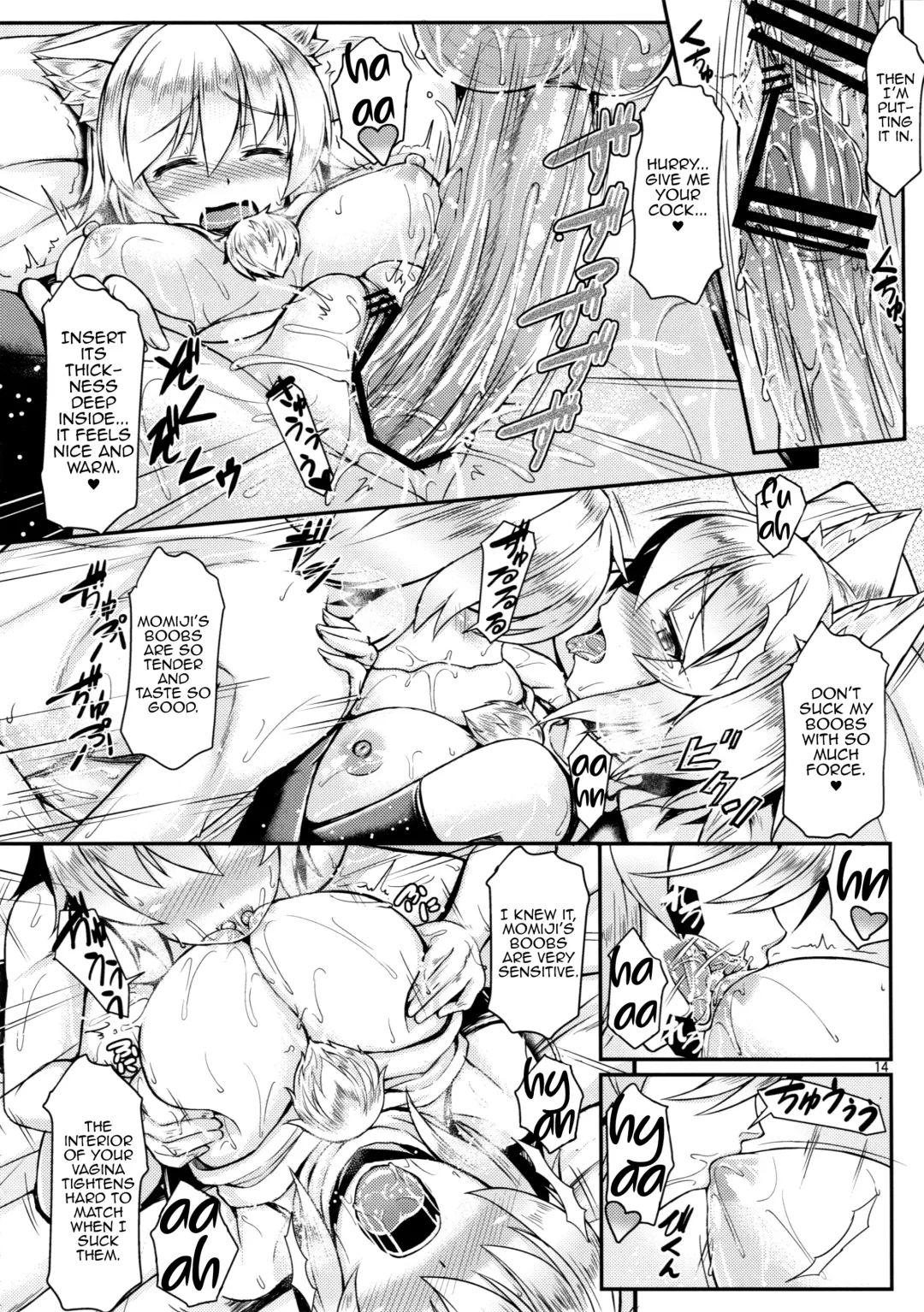 [Karoti - Saemon - Yuzuriha] Momiji Fhentai - Page 13