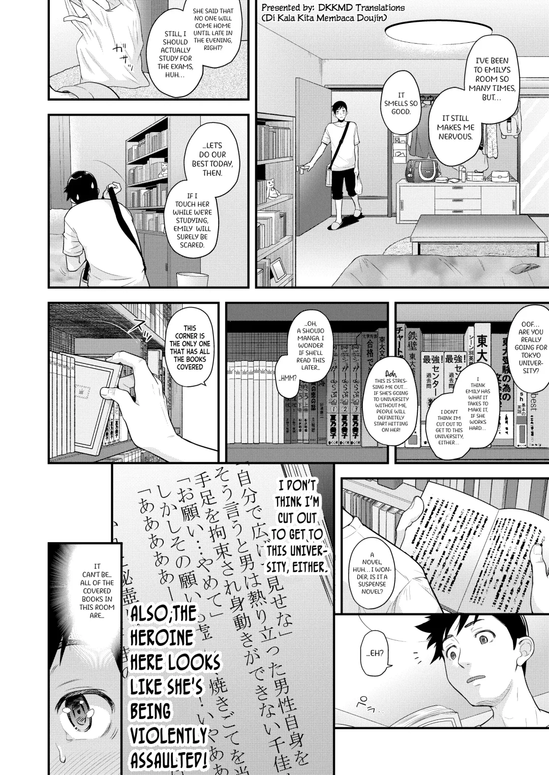 [Natsuki Kiyohito] Jimiko to Ichinichijuu Sex 4 - Futarikiri no Juken Benkyou wa... Fhentai - Page 4