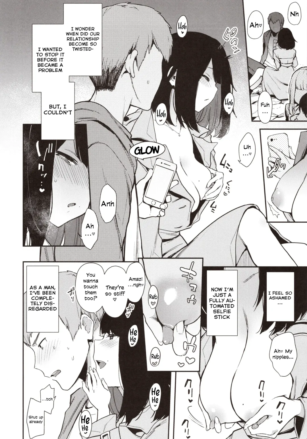 [Indo Curry] Chouko -Seirinri no Kowareta Osananajimi ga Mishiranu Otoko ni Dakareru Namahaishin o Mite Shasei Suru- | Chouko -I came as I watched a stranger fuck my sexually warped childhood friend while streaming- Fhentai - Page 9