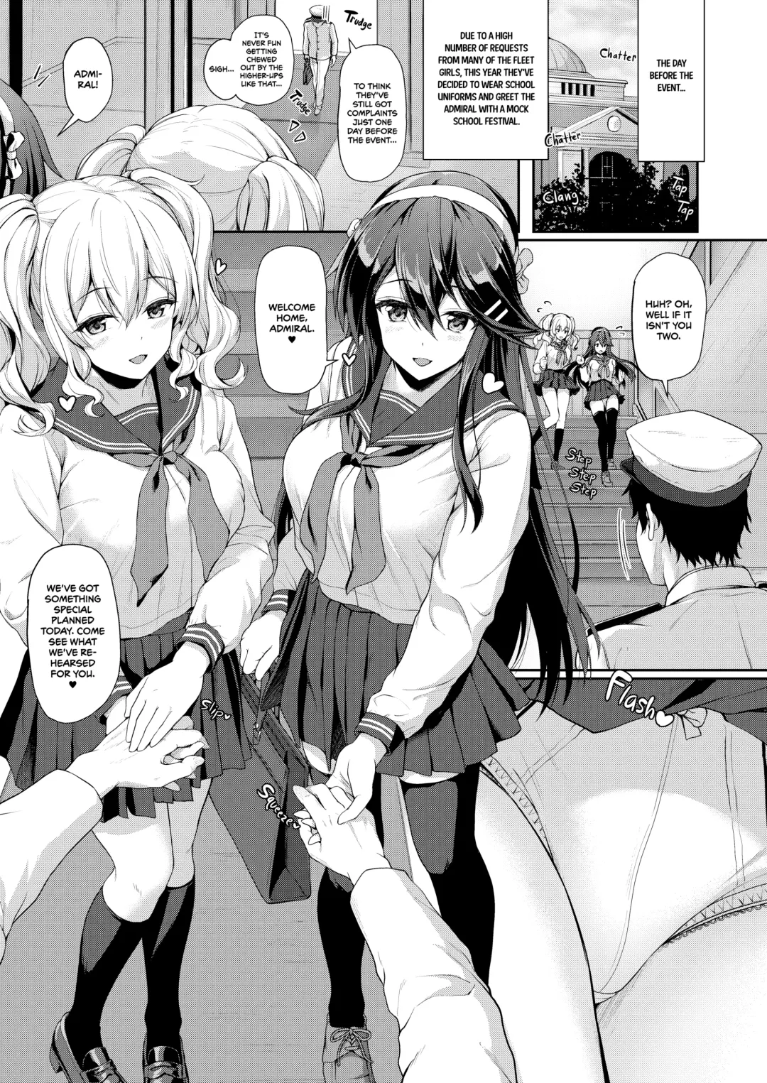 [Awayume] Himitsu no Gokuama OMOTENASHI | Secretly Serviced by My Sweet Secretaries (decensored) Fhentai - Page 4