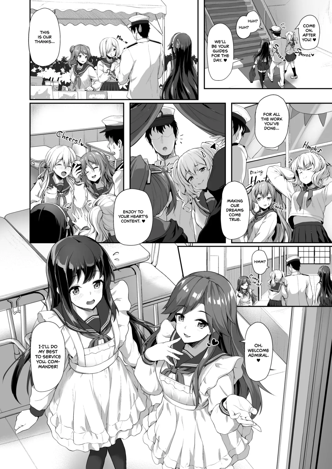[Awayume] Himitsu no Gokuama OMOTENASHI | Secretly Serviced by My Sweet Secretaries (decensored) Fhentai - Page 5