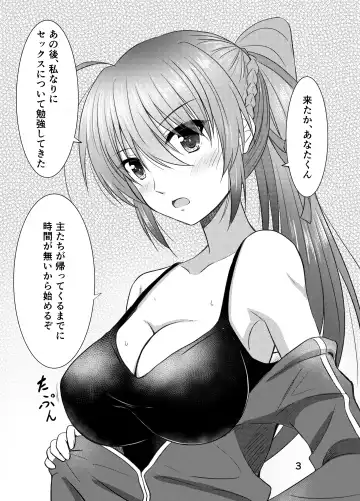 [Endori] Signum Onee-san ga Anata-kun ni Oshieru Sex no Tehodoki Fhentai - Page 3