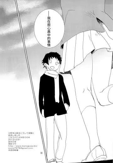 [Okada Kou] Onodera Kosaki wa Koushite Juken ni Seikou Shimashita. | 小野寺小咲就这样通过了考试。 Fhentai - Page 32