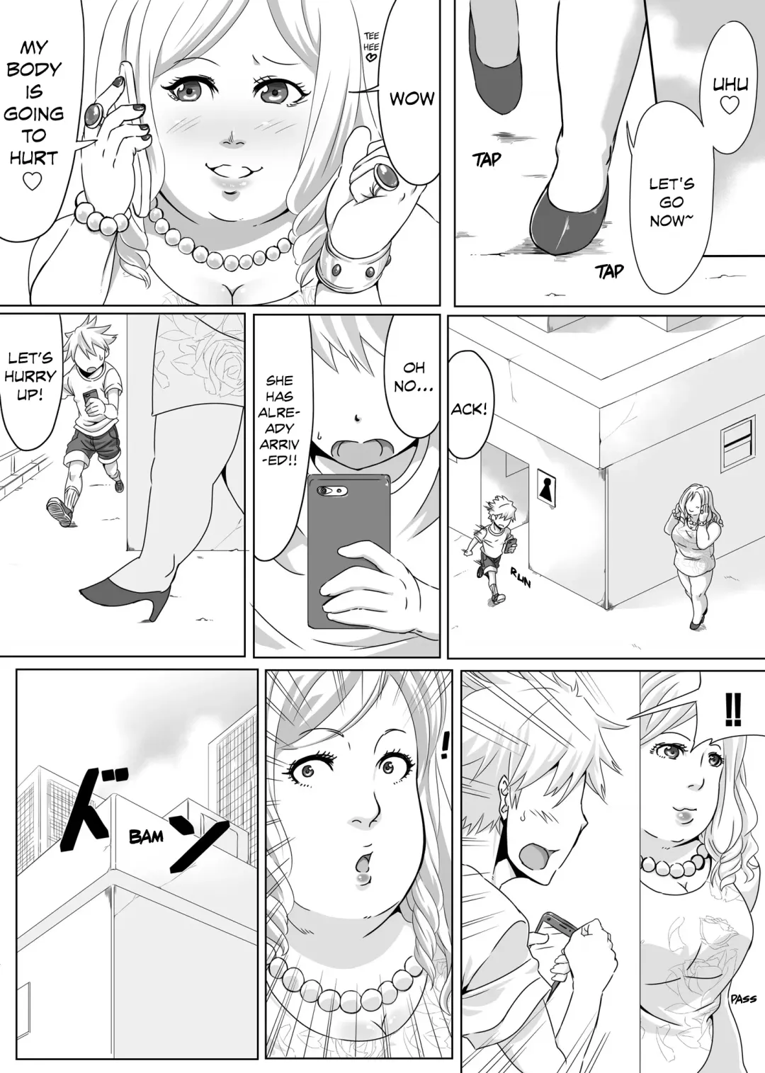 Older woman & kid body swap Fhentai - Page 1