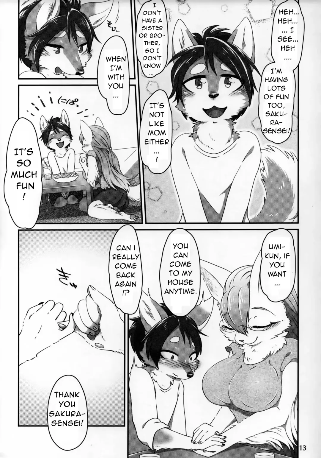 [Negoya] Chiisana Kare to no Sutekina Koi no Ohanashi | A wonderful love story with my little boyfriend Fhentai - Page 12