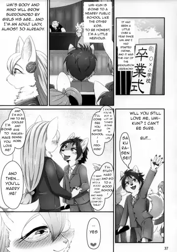 [Negoya] Chiisana Kare to no Sutekina Koi no Ohanashi | A wonderful love story with my little boyfriend Fhentai - Page 36