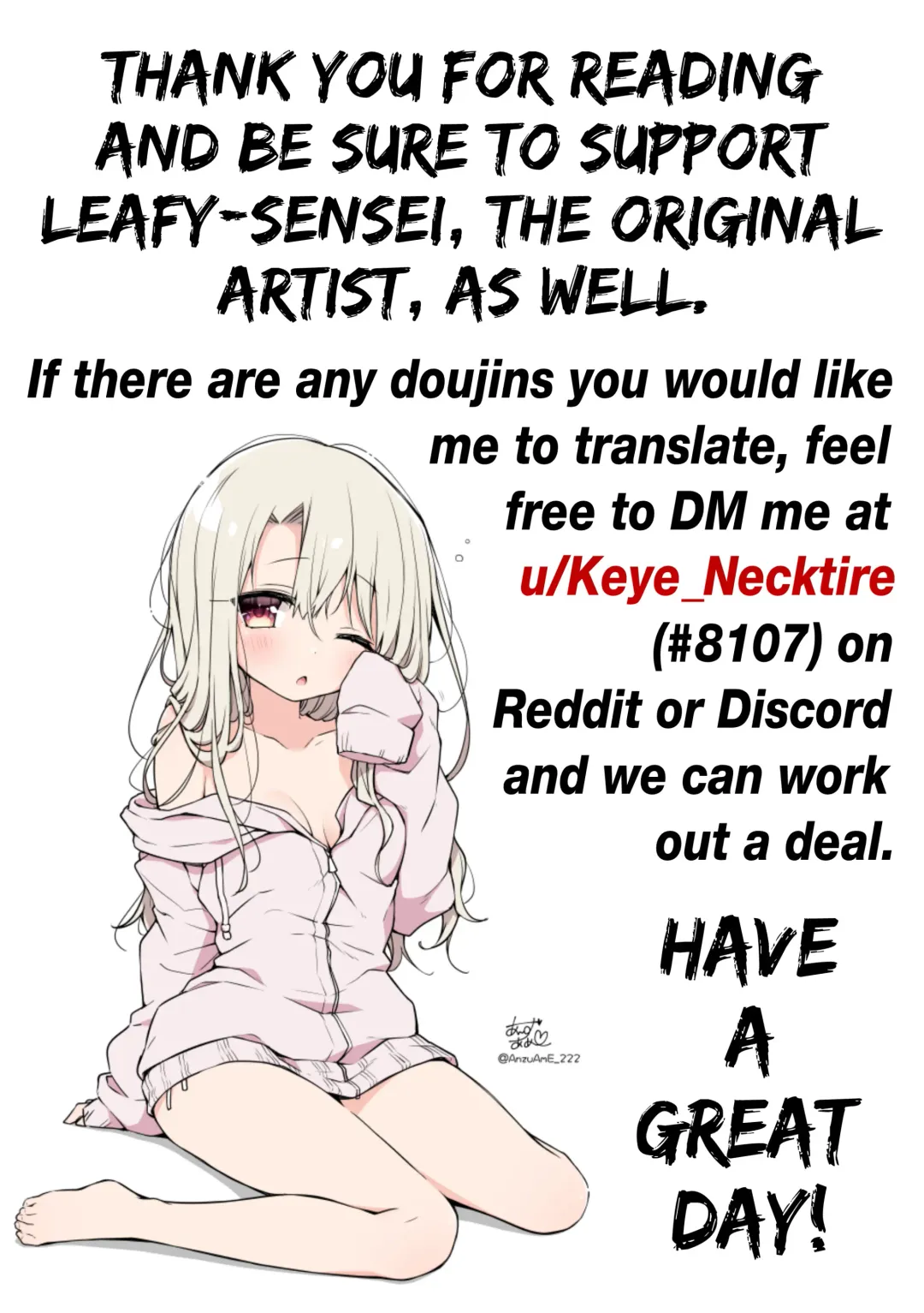 [Leafy] Illya to Kuro to Kimehame Reiju | Illya, Chloe, and the Sex Command Seal Fhentai - Page 18