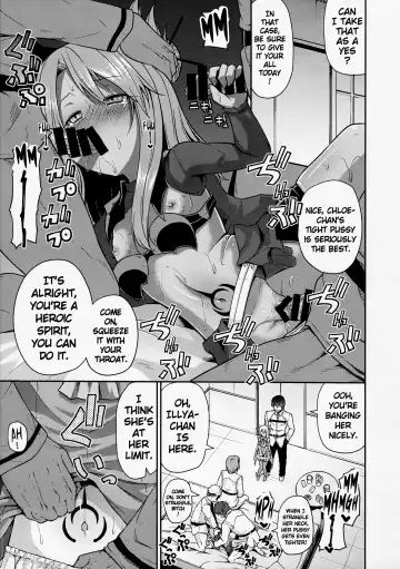 [Leafy] Illya to Kuro to Kimehame Reiju | Illya, Chloe, and the Sex Command Seal Fhentai - Page 4