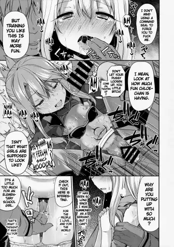 [Leafy] Illya to Kuro to Kimehame Reiju | Illya, Chloe, and the Sex Command Seal Fhentai - Page 6