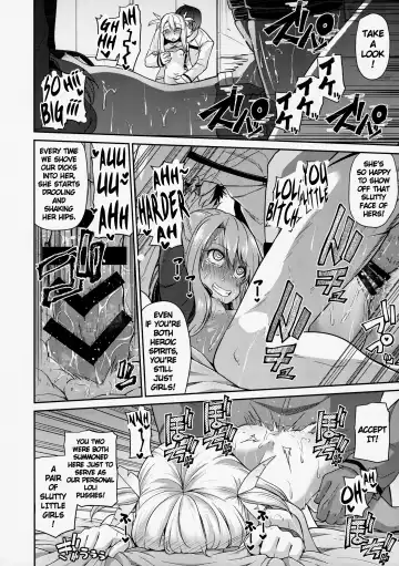 [Leafy] Illya to Kuro to Kimehame Reiju | Illya, Chloe, and the Sex Command Seal Fhentai - Page 9