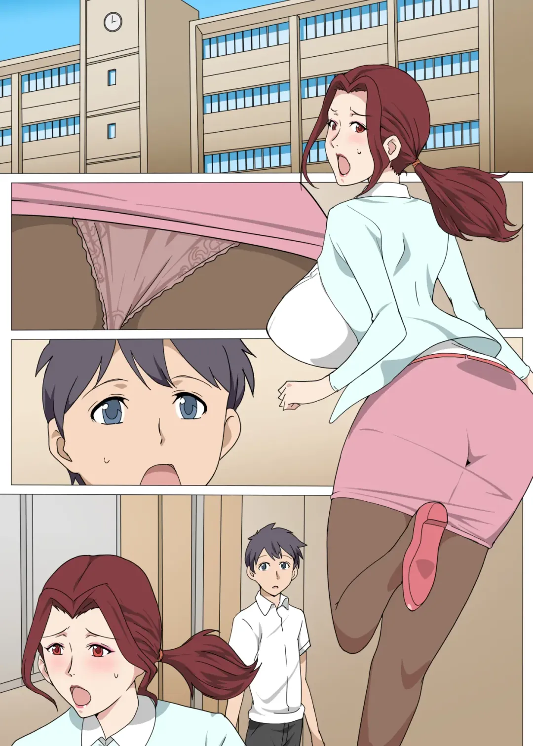 PanSto Onna Kyoushi to Hokenshitsu de Sex Shita Hanashi Fhentai - Page 33