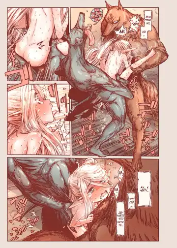 [Kyaradain] Chiisana Elf to Yaban na Juujin | Маленький эльф и варварский зверочеловек Fhentai - Page 37