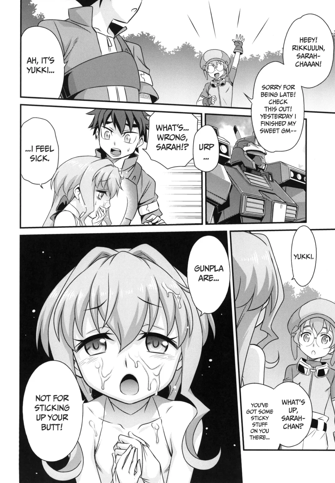 [Kyouichirou] Sara-chan de Mass-Diver!! | Mast-diving with Sarah-chan!! Fhentai - Page 8