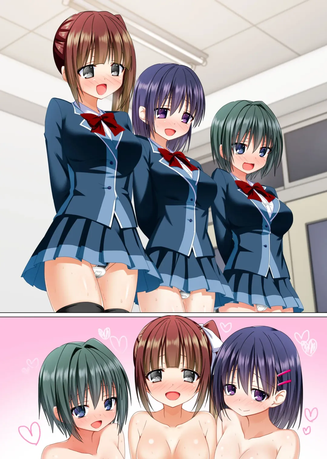 [Rionoil] Watashi no Subete o Kaichou ni Sasagemasu ~ Kaichou ni Natta Otoko o Suuhai suru Gakuen wa Tanoshii Ero Ero Harem!! ~ Fhentai - Page 32