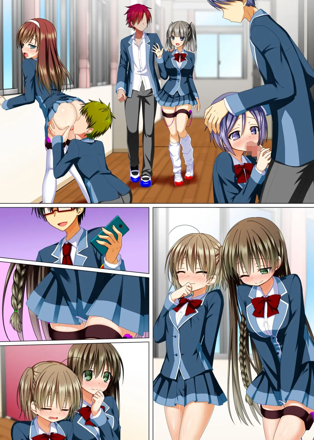 [Rionoil] Watashi no Subete o Kaichou ni Sasagemasu ~ Kaichou ni Natta Otoko o Suuhai suru Gakuen wa Tanoshii Ero Ero Harem!! ~ Fhentai - Page 36