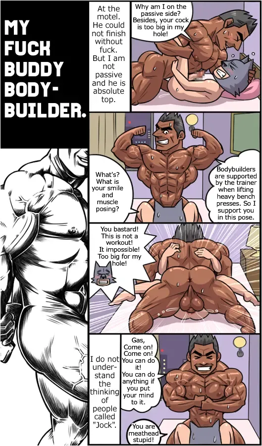 [Gas Heckman] My Fuck Buddy Bodybuilder Fhentai - Page 3
