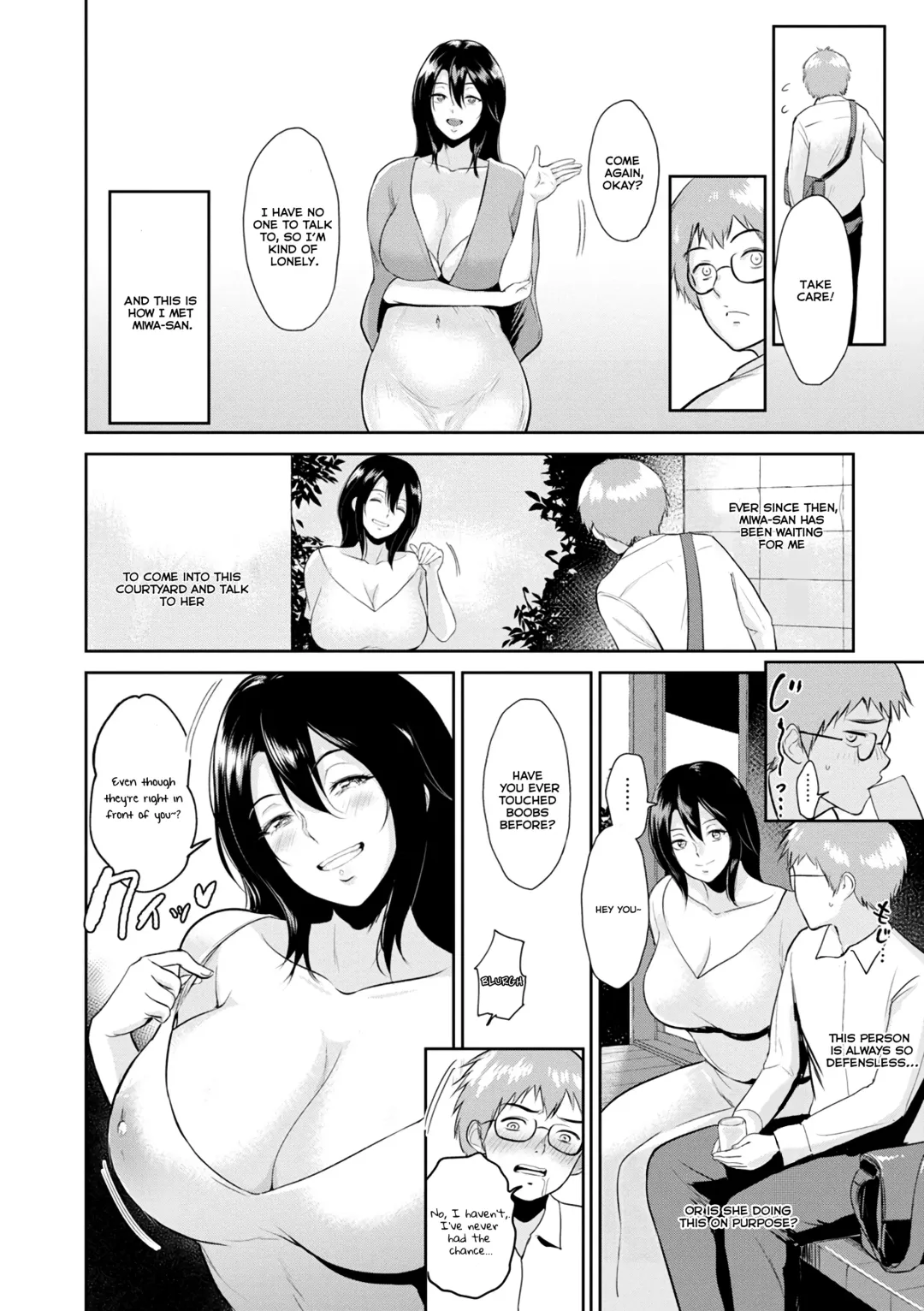 [Bifidus] Miwa-san no Nakaniwa de | In Ms. Miwa's Courtyard Fhentai - Page 5
