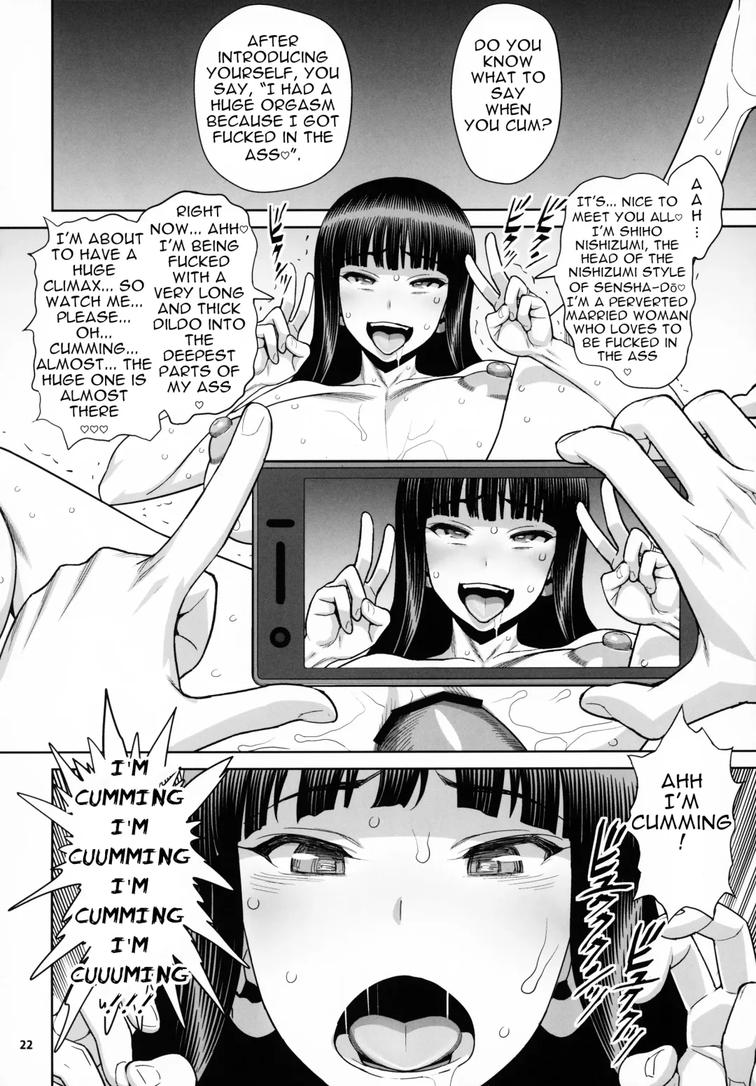 [Minazuki Juuzou - Usso] Shimada-ryuu VS Nishizumi-ryuu Bijukujo Lesbian Kyokugen Kougyaku Gurui | Shimada Style VS Nishizumi Style MILF Lesbian Extreme Anal Fetish Fhentai - Page 21