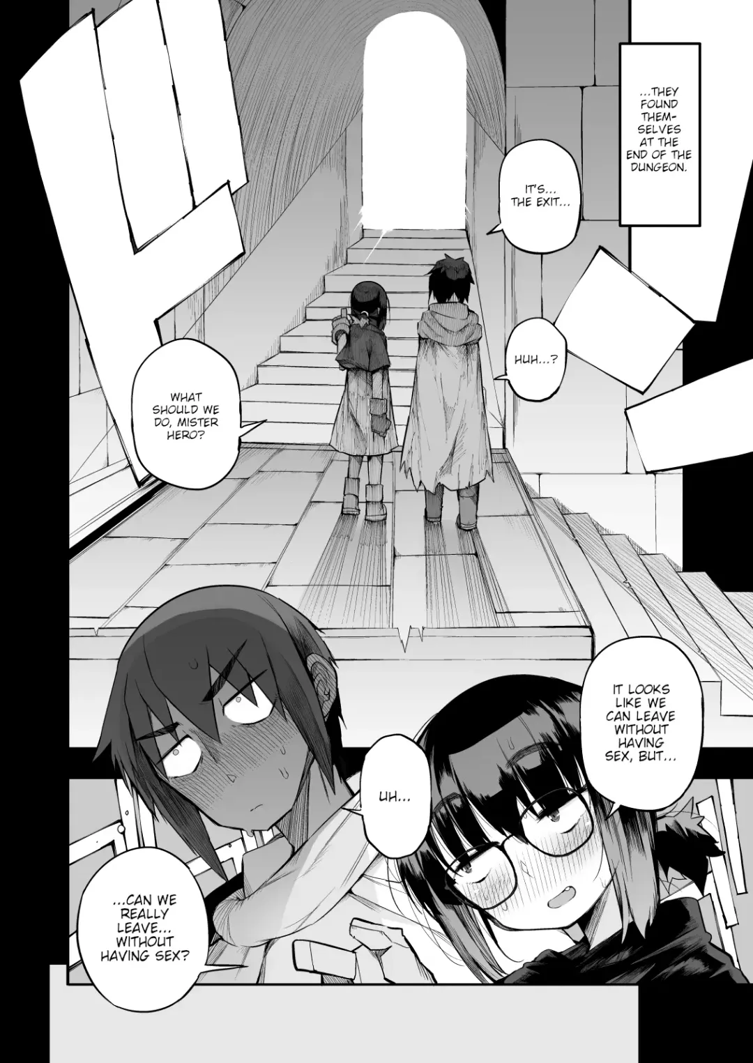 [F4u] Sakusei Dungeon Kouryaku ni Mukanai Jimiko no S-kyuu Dosukebe Status | Escaping a semen squeezing dungeon with a modest girl who I really didn't expect to have S-rank slut stats Fhentai - Page 31