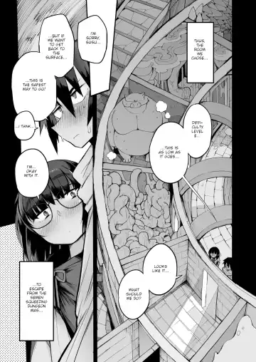 [F4u] Sakusei Dungeon Kouryaku ni Mukanai Jimiko no S-kyuu Dosukebe Status | Escaping a semen squeezing dungeon with a modest girl who I really didn't expect to have S-rank slut stats Fhentai - Page 6