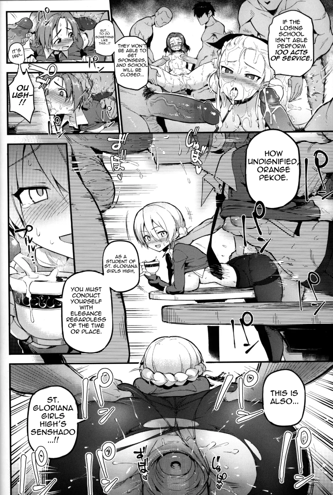 [Try] GIRLS und PENISES Girls und Panzer Haikou Hyakkai Houshi Hen (decensored) Fhentai - Page 4