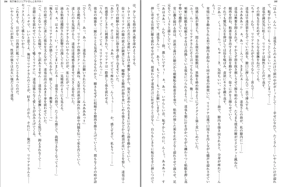 [Aoi Nagisa - Yamaguchi Akira] Wagaya no Liliana-san to Fuyuyasumi! Fhentai - Page 95