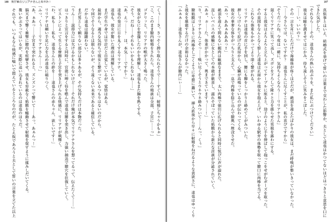 [Aoi Nagisa - Yamaguchi Akira] Wagaya no Liliana-san to Fuyuyasumi! Fhentai - Page 96