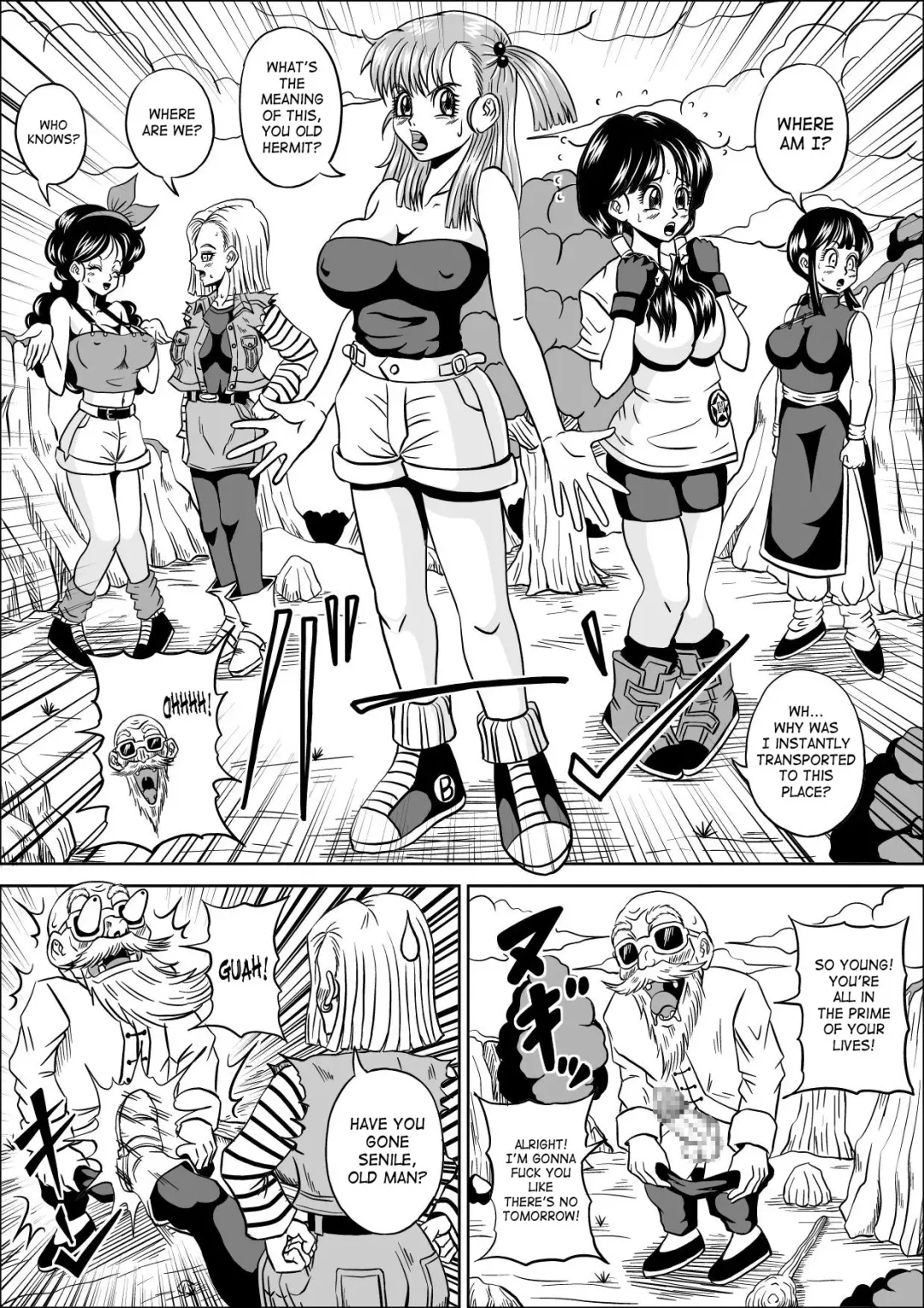 [Muscleman] Kame Sennin no Yabou | Kame-Sennin's Ambition Fhentai - Page 9