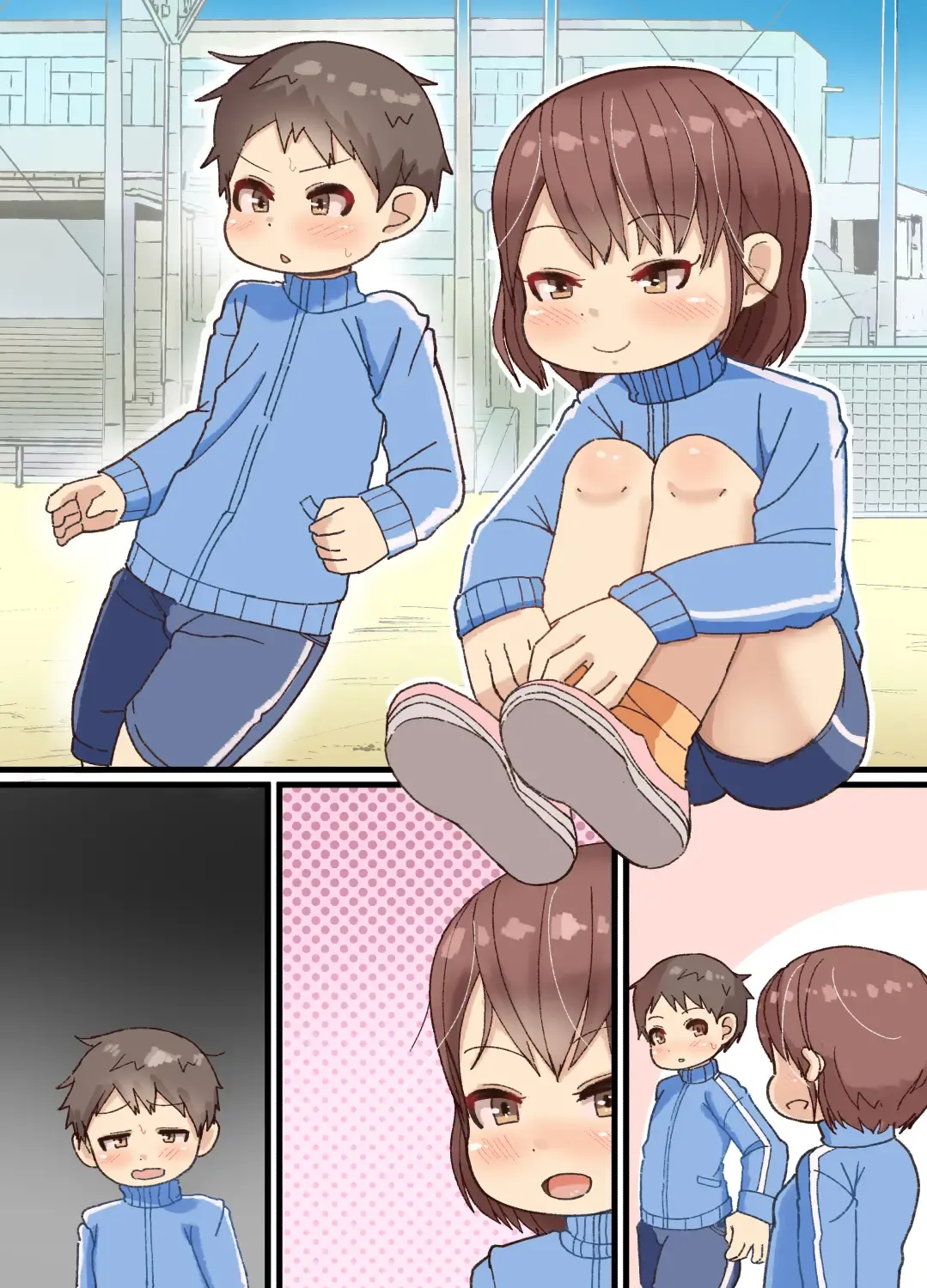 [Amami Hachiware] Jikyuusou no Renshuu Suru Hazu ga Hokentaiiku Shiteta Hanashi Fhentai - Page 37