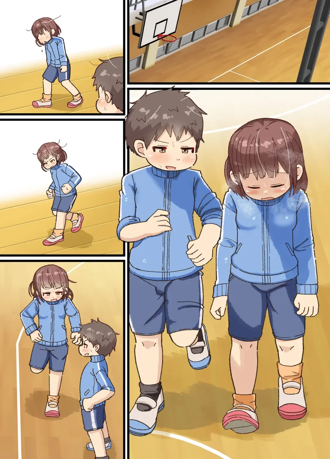 [Amami Hachiware] Jikyuusou no Renshuu Suru Hazu ga Hokentaiiku Shiteta Hanashi Fhentai - Page 38