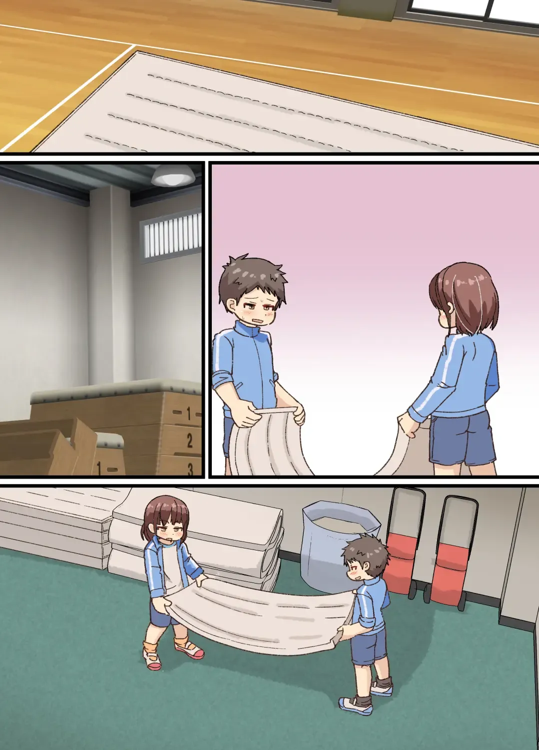 [Amami Hachiware] Jikyuusou no Renshuu Suru Hazu ga Hokentaiiku Shiteta Hanashi Fhentai - Page 40