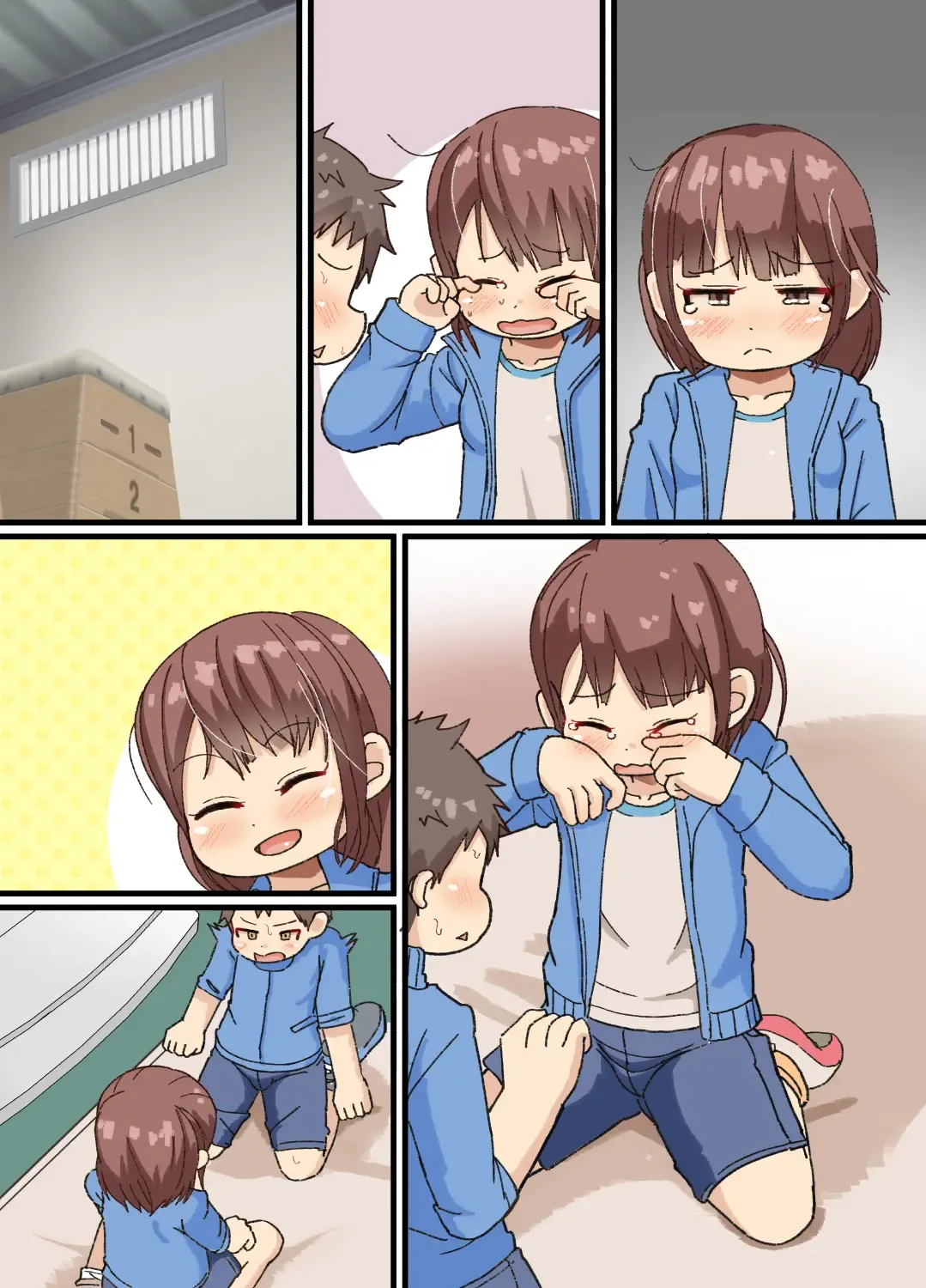 [Amami Hachiware] Jikyuusou no Renshuu Suru Hazu ga Hokentaiiku Shiteta Hanashi Fhentai - Page 42