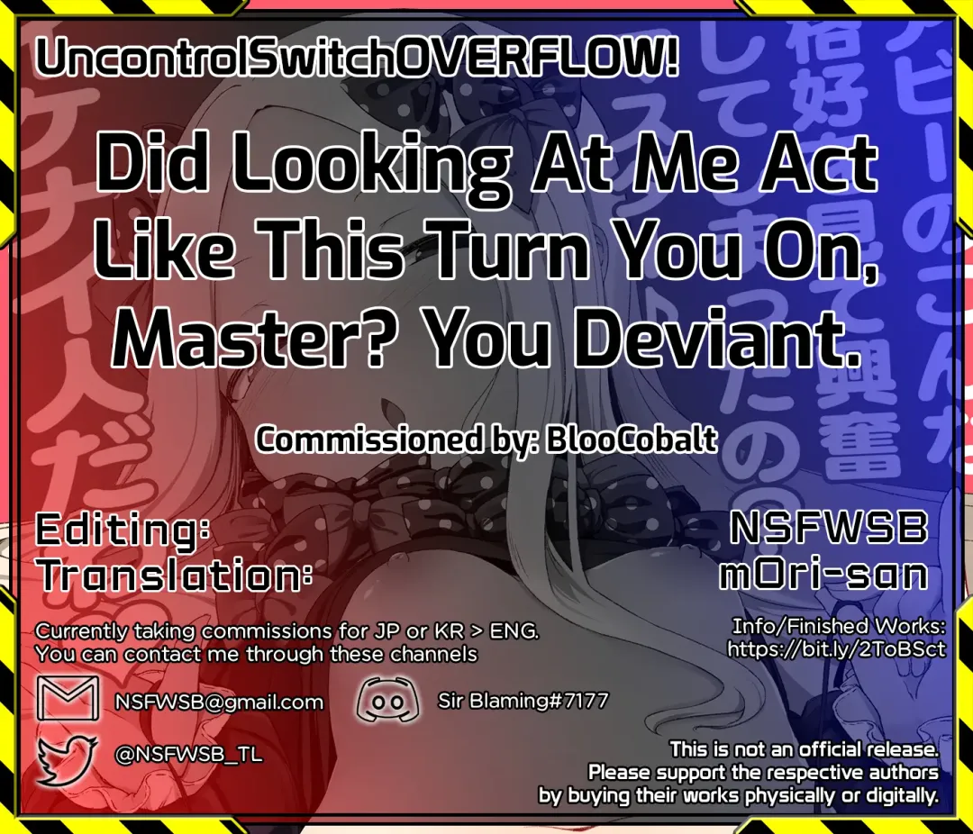 [Harubaru Haruto] Abi no Konna Kakkou o Mite Koufun shite shimatta no? Master Ikenai Hito da wa | Did looking at me act like this turn you on, Master? You deviant. Fhentai - Page 23