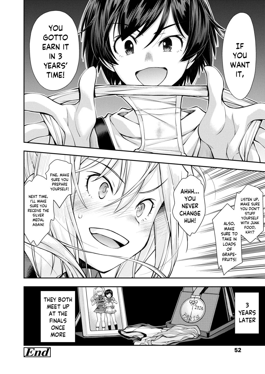 [Ryoumoto Hatsumi] Futari no Panchira Wrestling | Their Panchira Wrestling Fhentai - Page 24