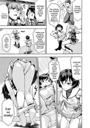 [Ryoumoto Hatsumi] Futari no Panchira Wrestling | Their Panchira Wrestling Fhentai - Page 5