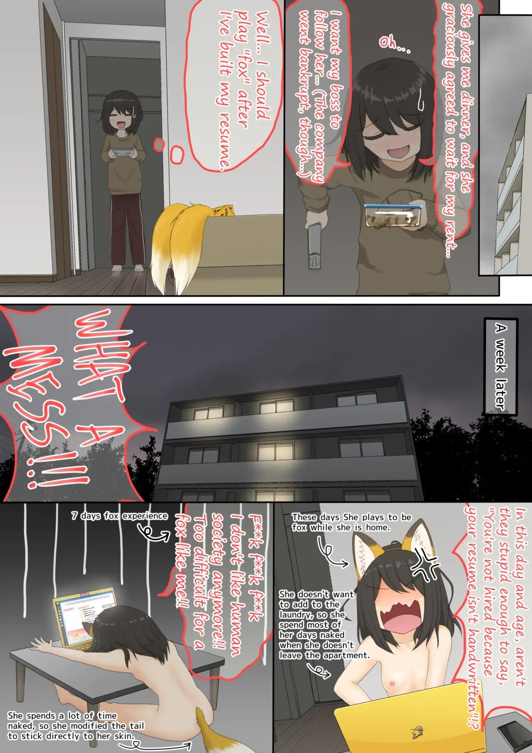 shinshi zaibatsu Fox Painting Fhentai - Page 5