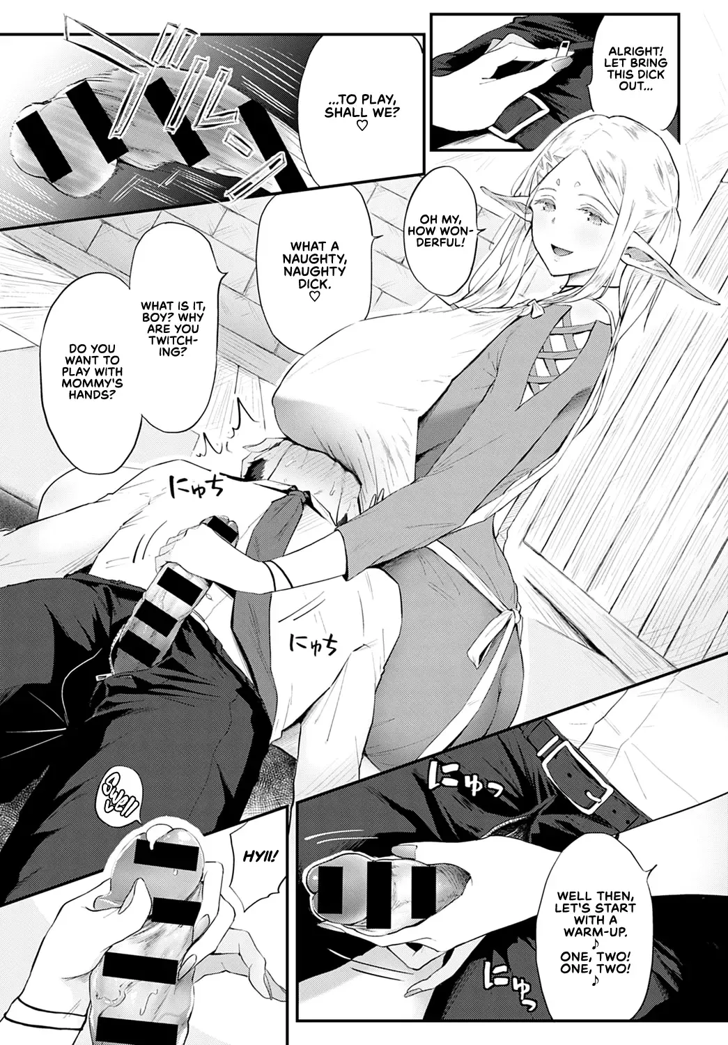 [Someoka Yusura] Erufu no Babubabu Rifure | The Elven Cuddly Reflexology Fhentai - Page 9