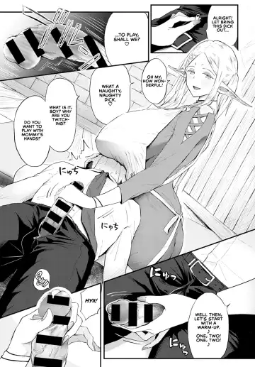 [Someoka Yusura] Erufu no Babubabu Rifure | The Elven Cuddly Reflexology Fhentai - Page 9