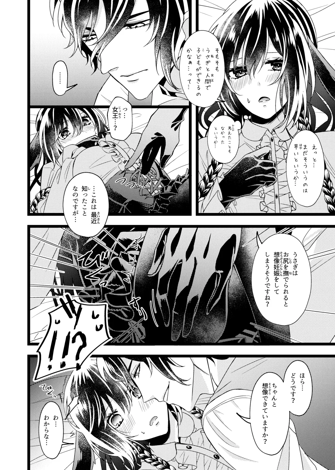 [Seijun - Yuuhi] 女王と黒うさぎ ～Extra Fairy Tale～ Fhentai - Page 10